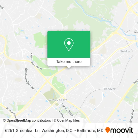 6261 Greenleaf Ln map