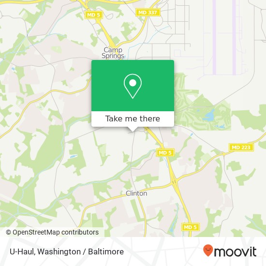Mapa de U-Haul, 7901 Old Branch Ave