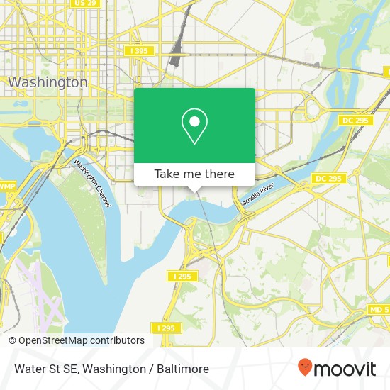 Water St SE, Washington Navy Yard, DC 20374 map
