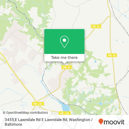Mapa de 3455,E Lawndale Rd E Lawndale Rd, Reisterstown, MD 21136