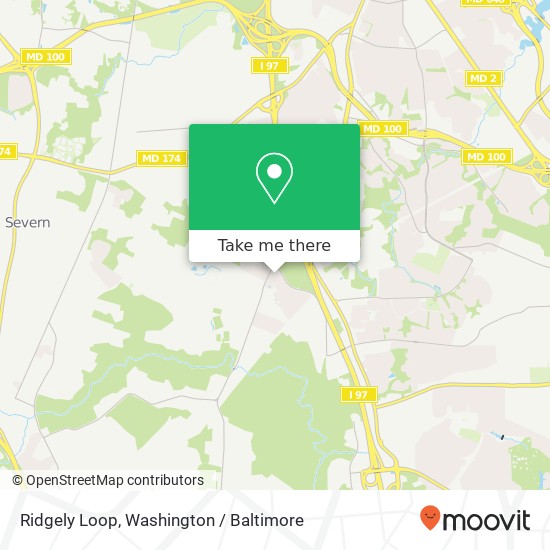 Ridgely Loop, Severn, MD 21144 map