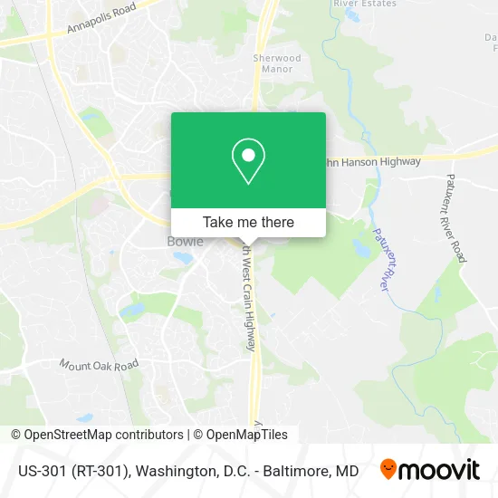 Mapa de US-301 (RT-301)