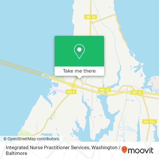 Mapa de Integrated Nurse Practitioner Services, 102 Saint Claire Pl