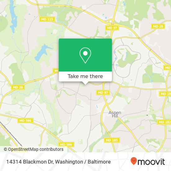 14314 Blackmon Dr, Rockville, MD 20853 map