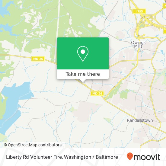 Mapa de Liberty Rd Volunteer Fire