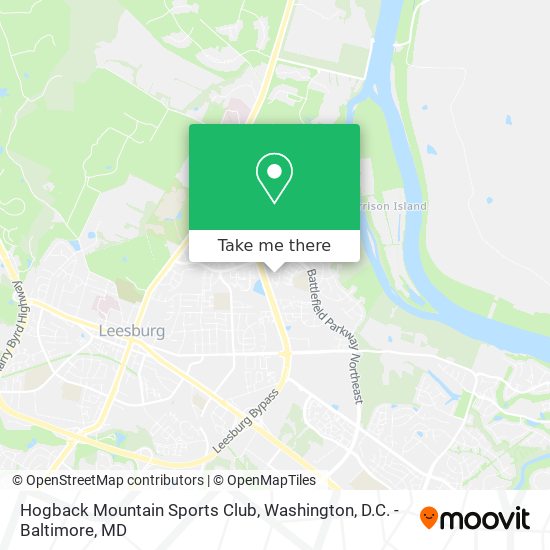 Hogback Mountain Sports Club map