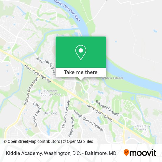 Kiddie Academy map