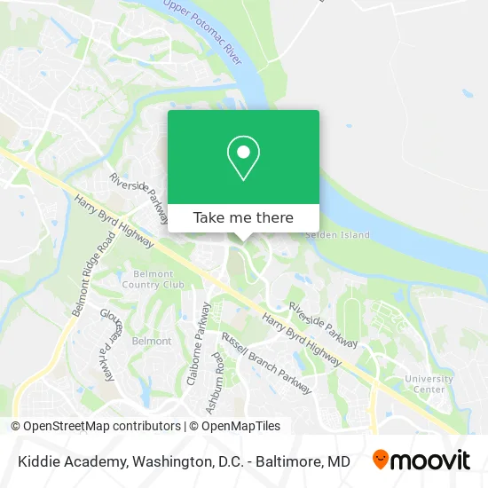 Kiddie Academy map