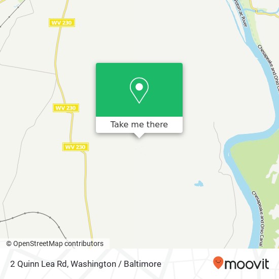 Mapa de 2 Quinn Lea Rd, Harpers Ferry, WV 25425