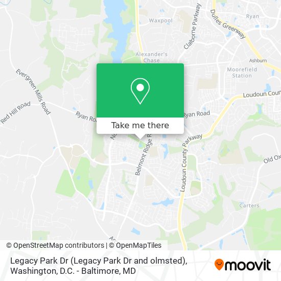 Legacy Park Dr (Legacy Park Dr and olmsted) map