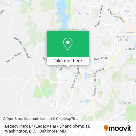 Legacy Park Dr (Legacy Park Dr and olympia) map