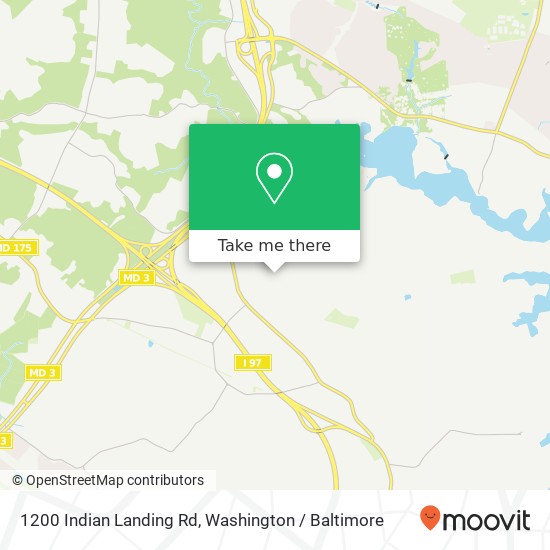 1200 Indian Landing Rd, Millersville, MD 21108 map