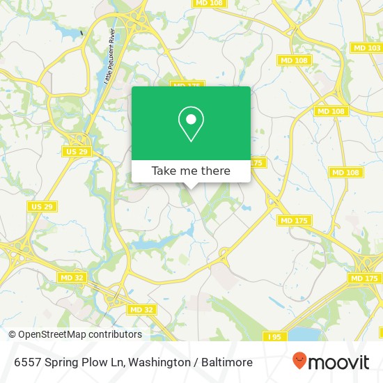 6557 Spring Plow Ln, Columbia, MD 21045 map