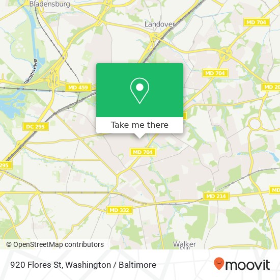 920 Flores St, Capitol Heights, MD 20743 map