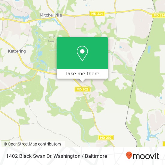 1402 Black Swan Dr, Upper Marlboro, MD 20774 map