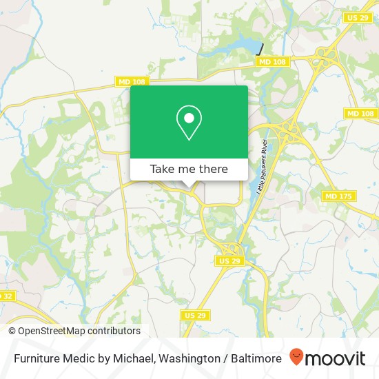 Furniture Medic by Michael, Little Patuxent Pkwy map