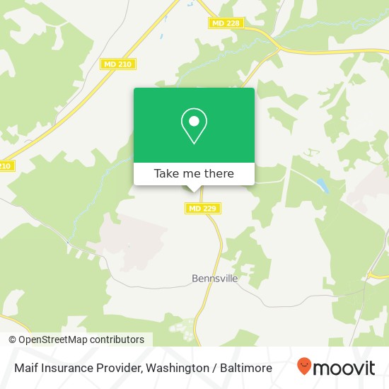 Mapa de Maif Insurance Provider, Eutaw Forest Dr