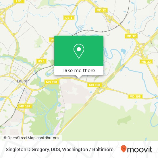 Singleton D Gregory, DDS, 3450 Fort Meade Rd map