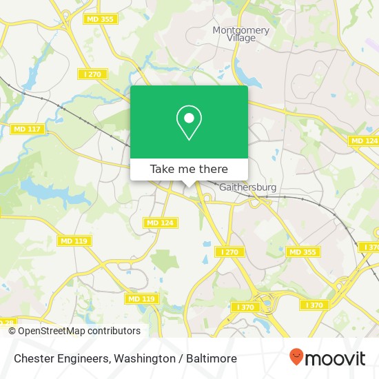 Mapa de Chester Engineers, 818 W Diamond Ave
