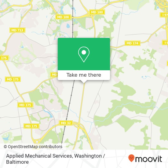 Applied Mechanical Services map