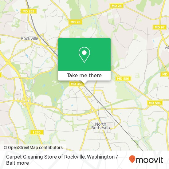 Mapa de Carpet Cleaning Store of Rockville, 2381 Lewis Ave
