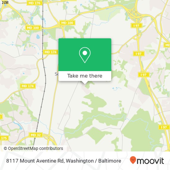 8117 Mount Aventine Rd, Severn, MD 21144 map