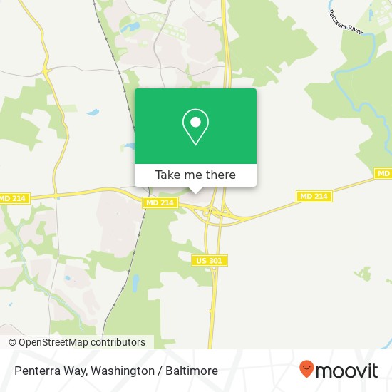 Penterra Way, Bowie, MD 20716 map