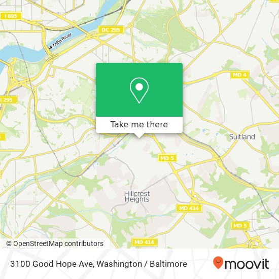 3100 Good Hope Ave, Temple Hills, MD 20748 map