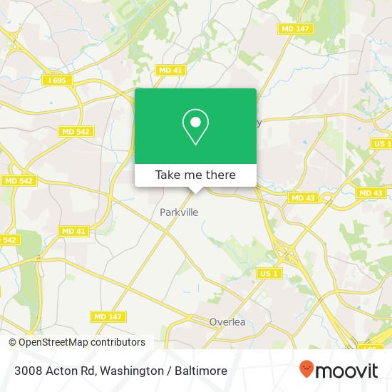 3008 Acton Rd, Parkville, MD 21234 map