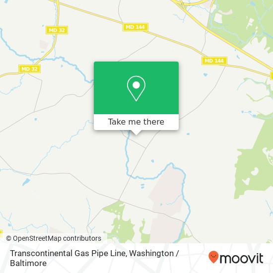 Transcontinental Gas Pipe Line, 11910 Carroll Mill Rd map