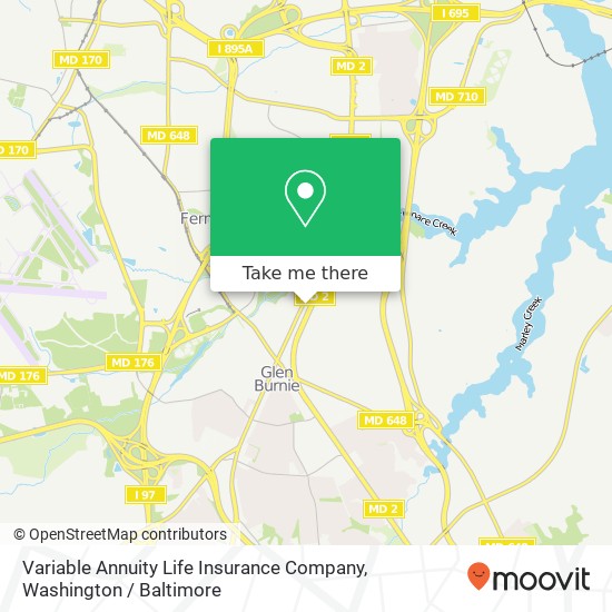Variable Annuity Life Insurance Company, 7310 Ritchie Hwy map