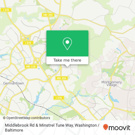Mapa de Middlebrook Rd & Minstrel Tune Way