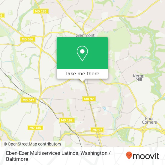Eben-Ezer Multiservices Latinos, 11002 Veirs Mill Rd map