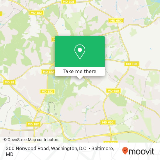 300 Norwood Road, 300 Norwood Rd, Silver Spring, MD 20905, USA map