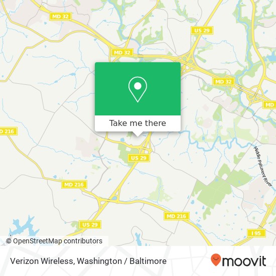 Verizon Wireless, 7600 Montpelier Rd map