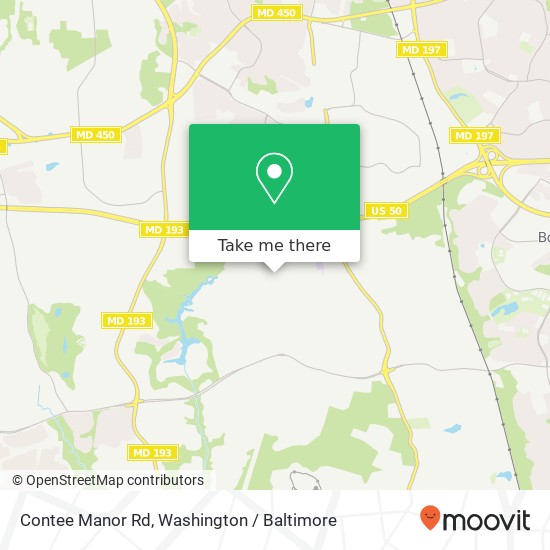 Contee Manor Rd, Bowie, MD 20721 map