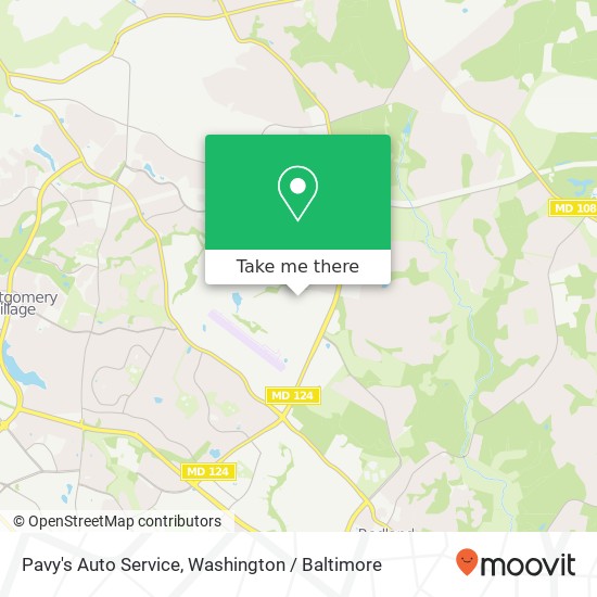 Pavy's Auto Service, 7615 Rickenbacker Dr map