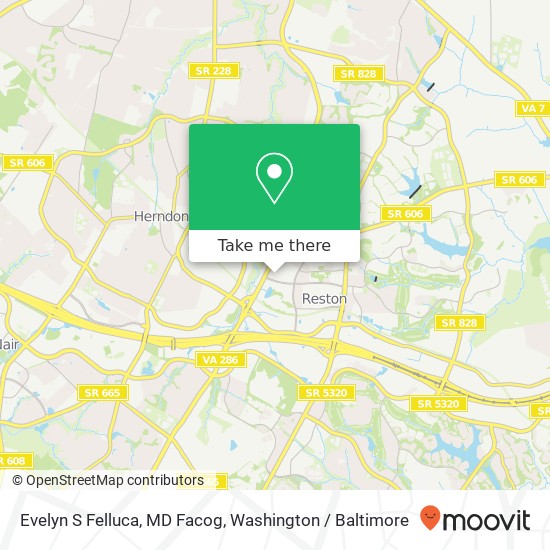 Mapa de Evelyn S Felluca, MD Facog, Town Center Dr
