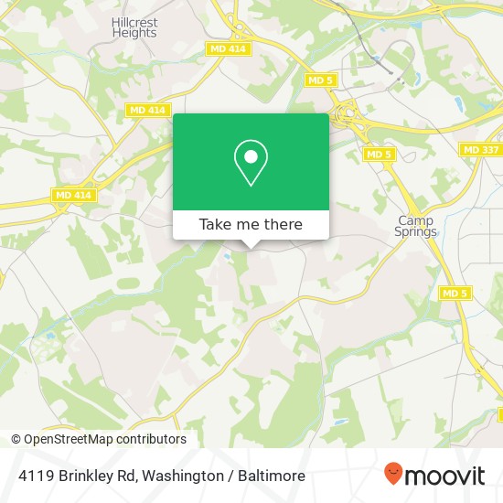 4119 Brinkley Rd, Temple Hills, MD 20748 map