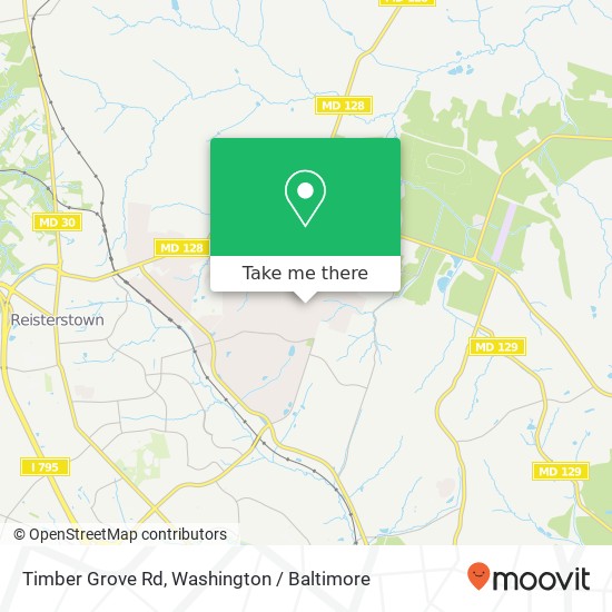 Timber Grove Rd, Reisterstown, MD 21136 map