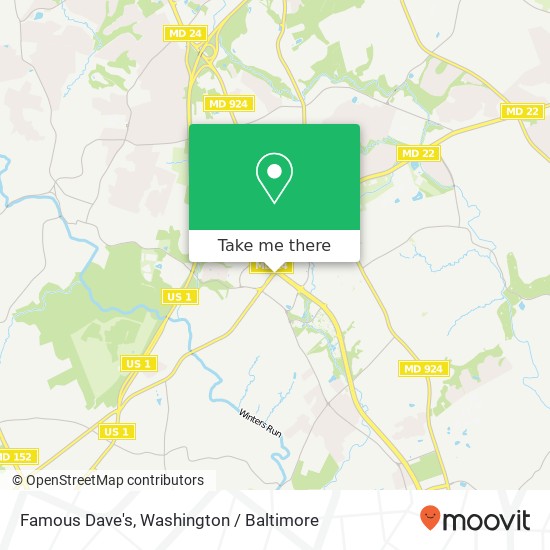 Famous Dave's, 601 Baltimore Pike map