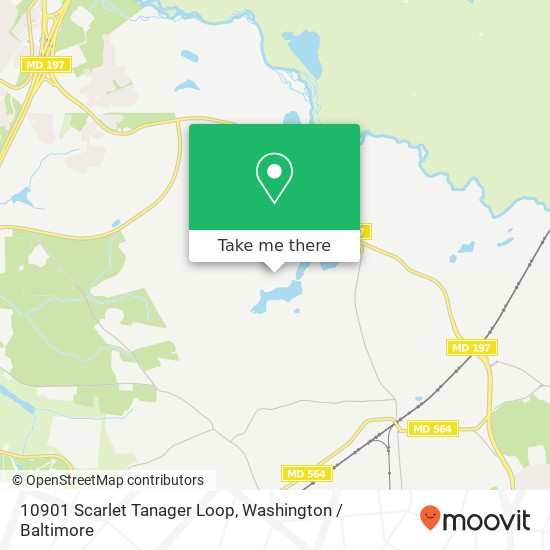 10901 Scarlet Tanager Loop, Laurel, MD 20708 map