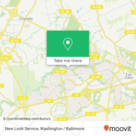 New Look Service map