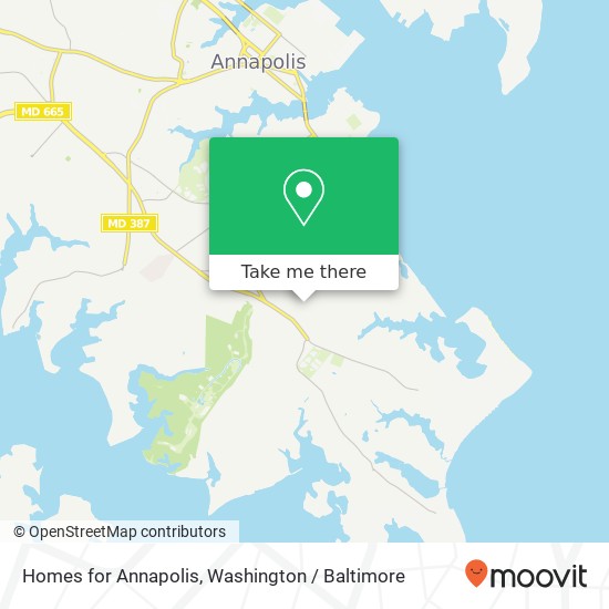 Homes for Annapolis, 930 Bay Forest Ct map