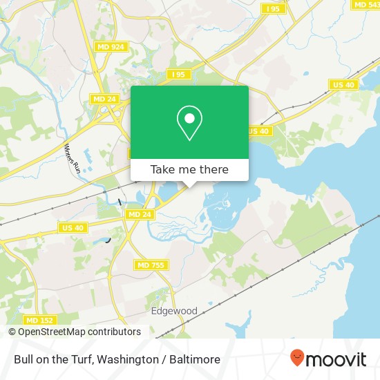 Bull on the Turf, 2723 Pulaski Hwy map