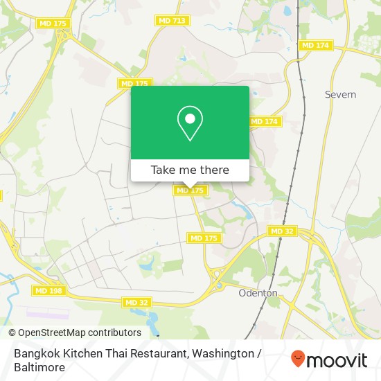 Bangkok Kitchen Thai Restaurant, 1696 Annapolis Rd map