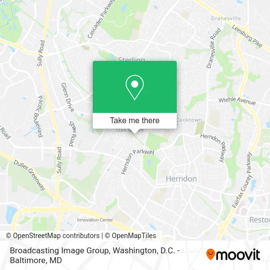 Mapa de Broadcasting Image Group