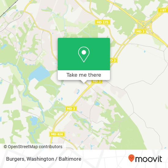Mapa de Burgers, Brandermill Blvd