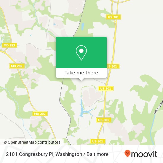 2101 Congresbury Pl, Upper Marlboro, MD 20774 map