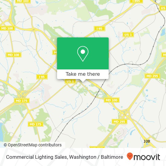 Commercial Lighting Sales, 6797 Dorsey Rd map